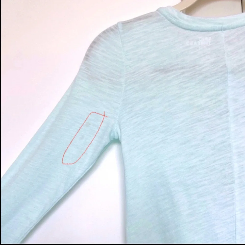 EPIC THREADS Girls Mint Green Tunic Tee Peace Love Milkshakes Long Sleeve Top M